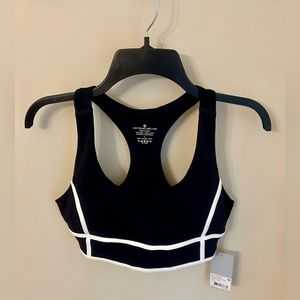 NWT ~ ⭐️REDUCED⭐️ Antonio Melani Medium Impact Contrast Trim Sports Bra